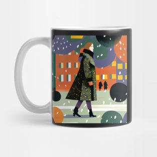 Snowy Strides Mug